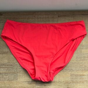 Knix Full Coverage Bikini Bottom in Pink Pepper Size M